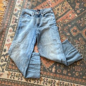 GAP high rise wide leg jeans